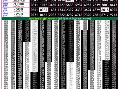 Rajshree Lottery Result Today